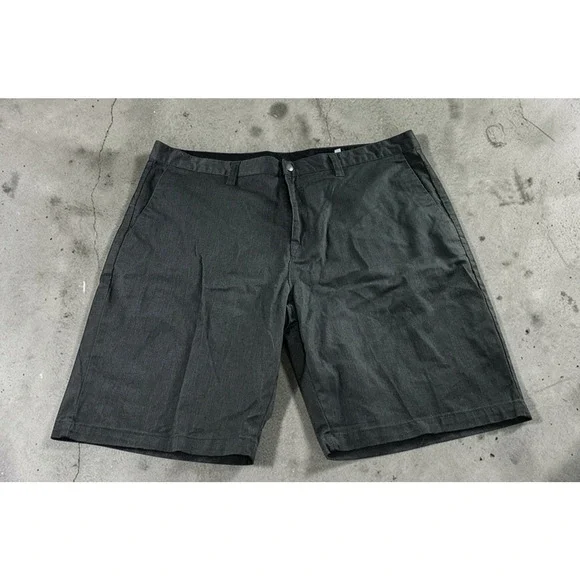 Men's Volcom Vmonty Charcoal Stretch Shorts Size 42 Skater Streetwear A09117V3 - Picture 7 of 7